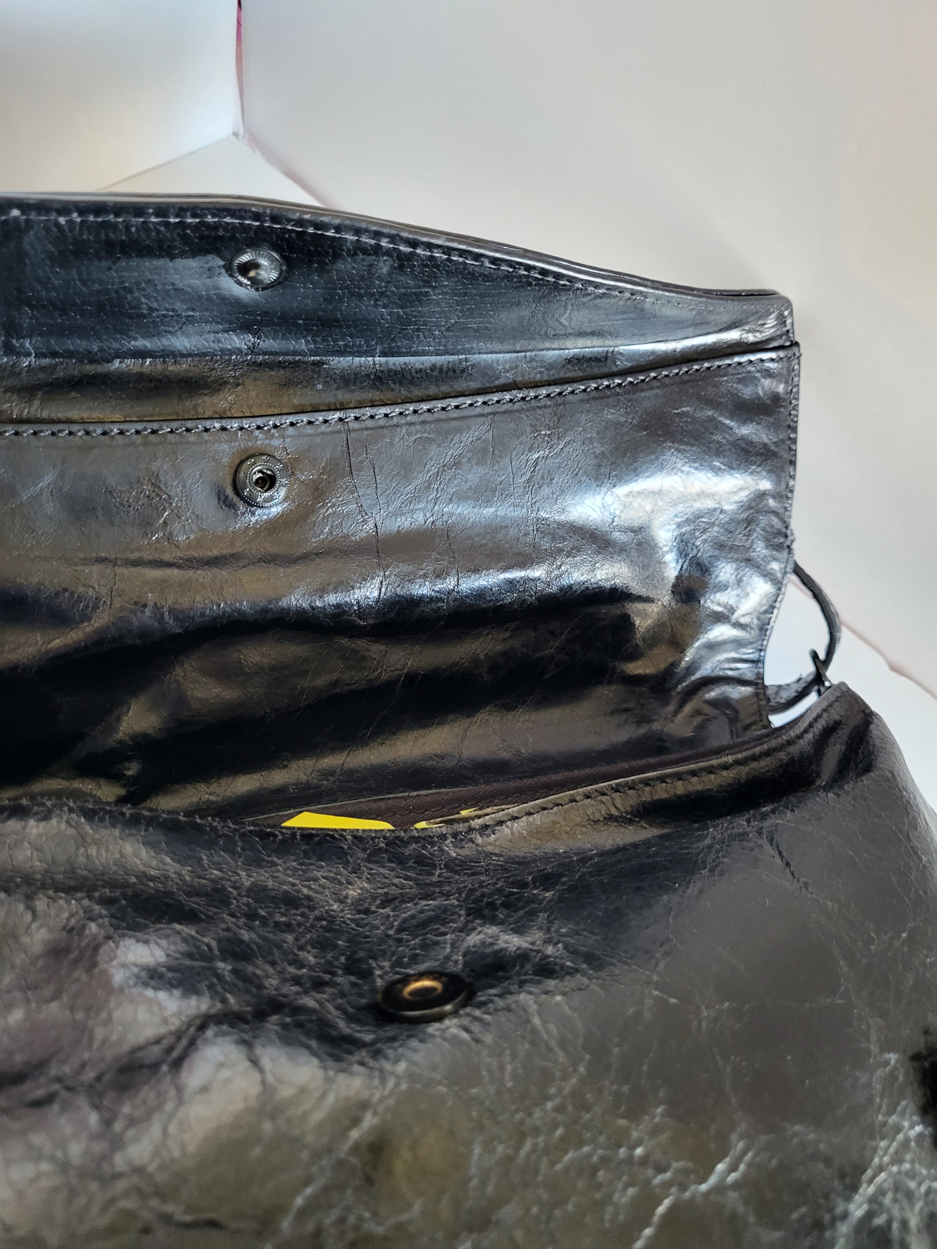 Danier Leather Moto Style Shoulder/Crossbody Bag