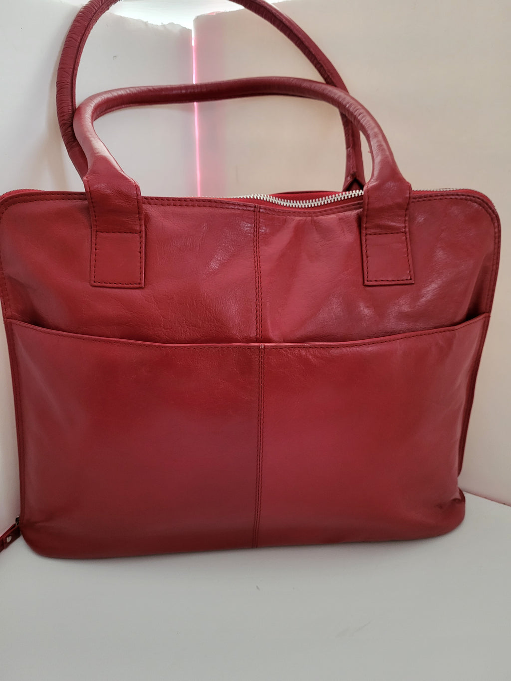 Latico Red Leather Business Bag