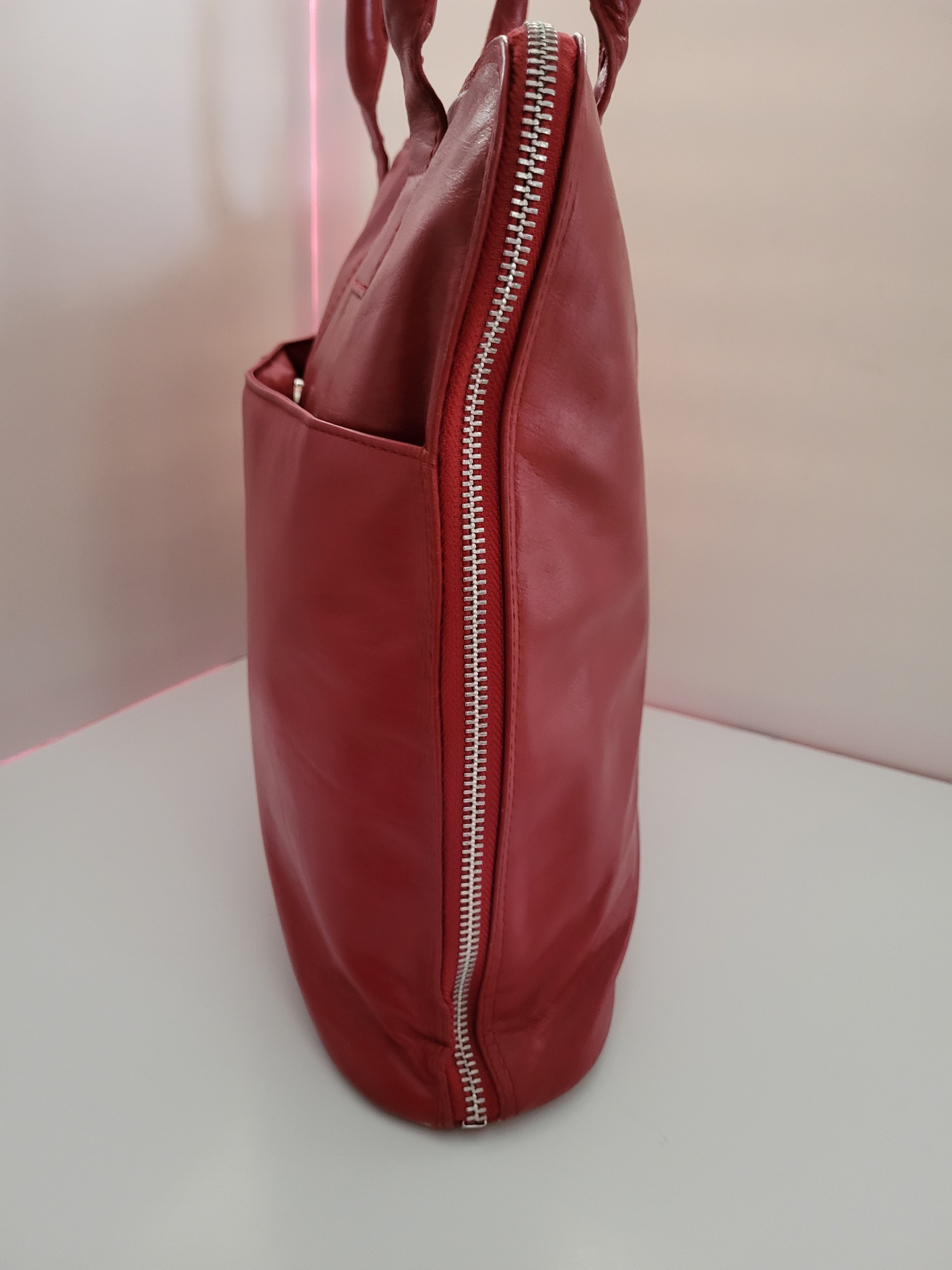 Latico Red Leather Business Bag