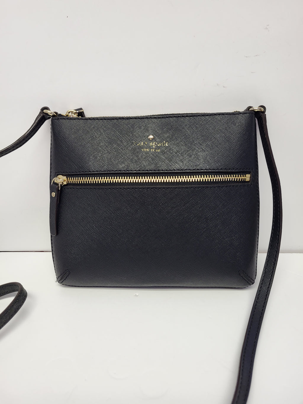 Kate Spade Black Saffiano Leather Side Bag