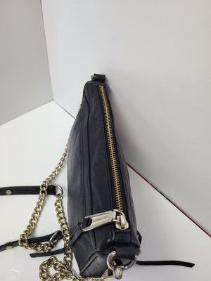 Rebecca Minkoff Black Leather Small Shoulder Bag