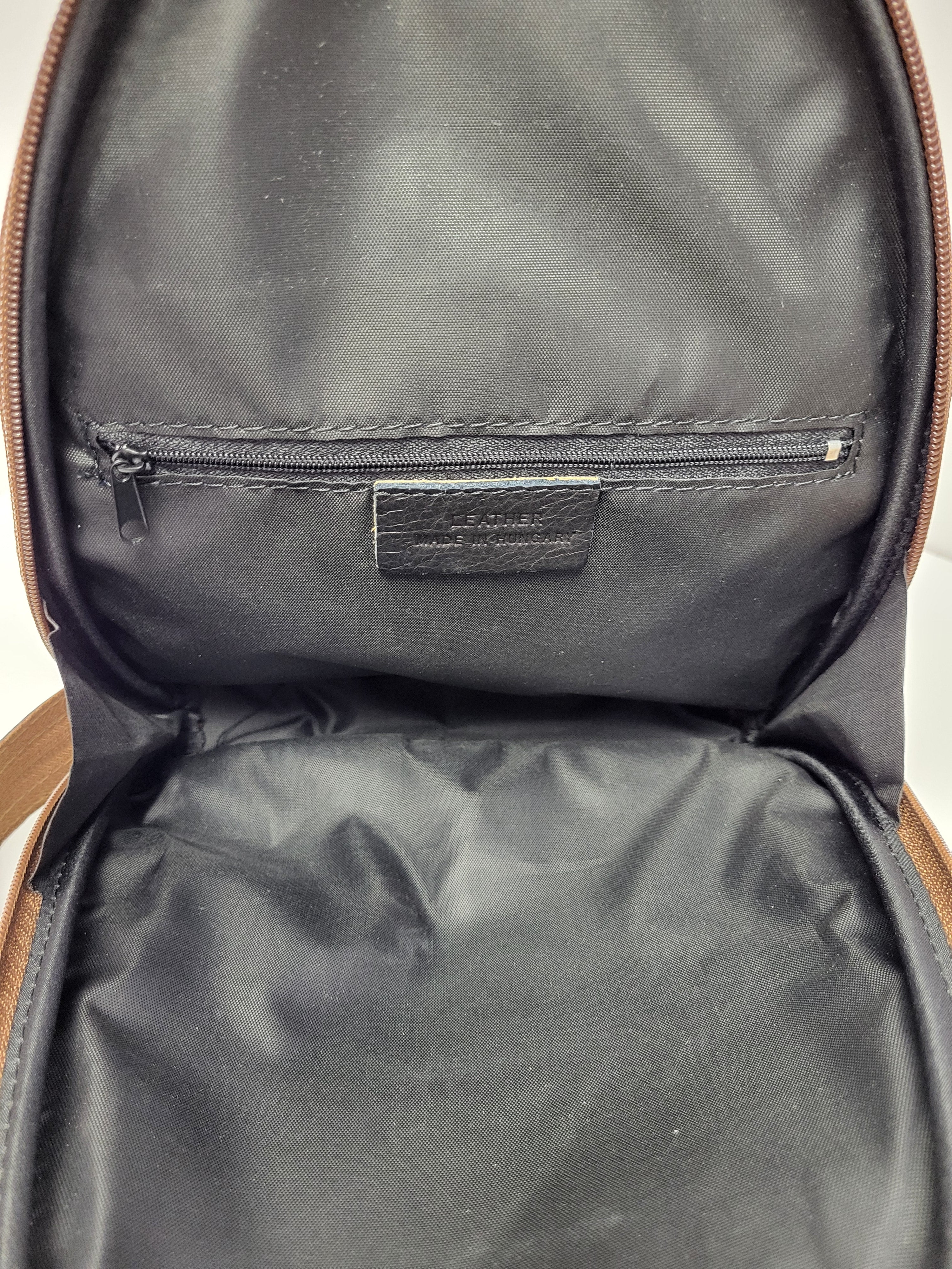 Brown European Leather Shoulder/Backpack
