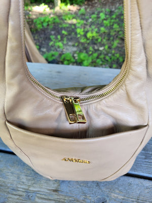 ANGIolita Leather Hobo Style Shoulder Bag