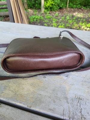 Casa Lopez Brown Leather Shoulder Bag