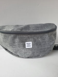 Herschel Grey Fabric Fanny/Sling Bag