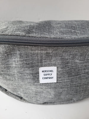 Herschel Grey Fabric Fanny/Sling Bag