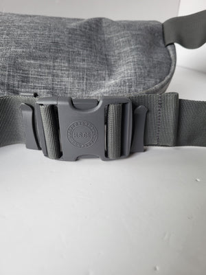 Herschel Grey Fabric Fanny/Sling Bag