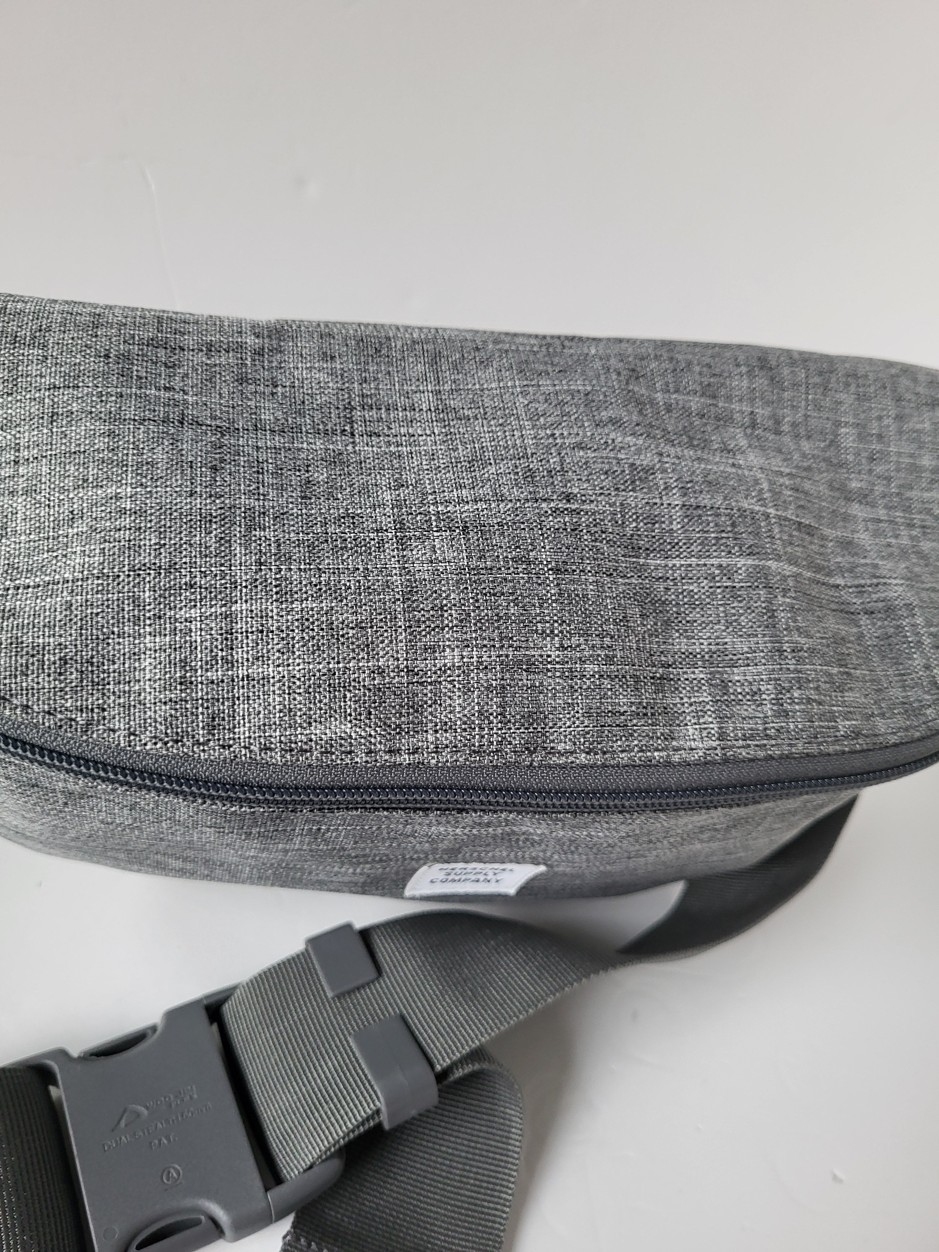 Herschel Grey Fabric Fanny/Sling Bag