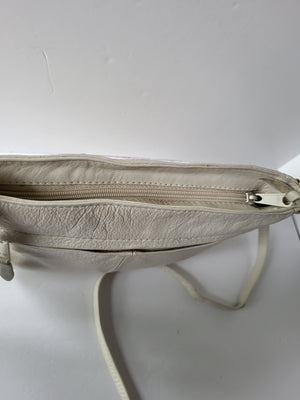 Off White Leather Shoulder Bag