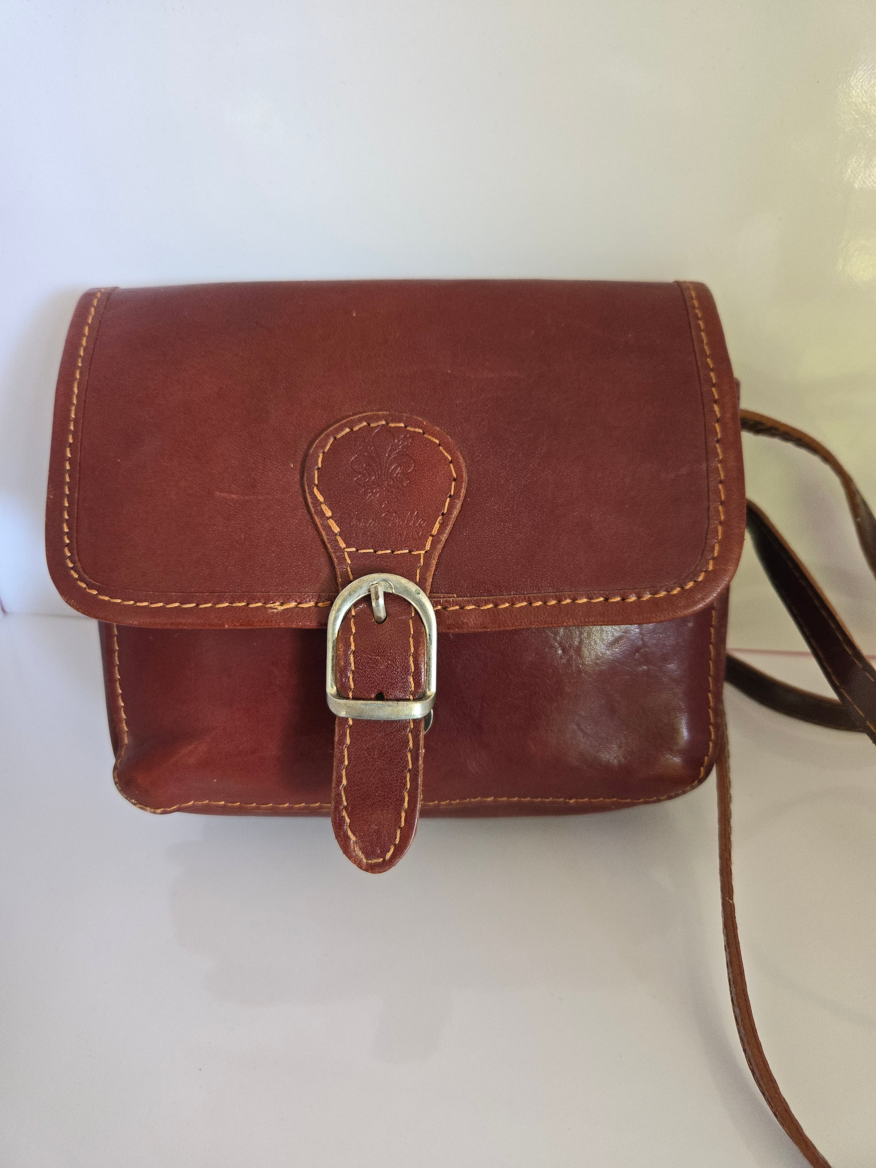 Made in Italy Leather Shoulder/Crossbody Bag