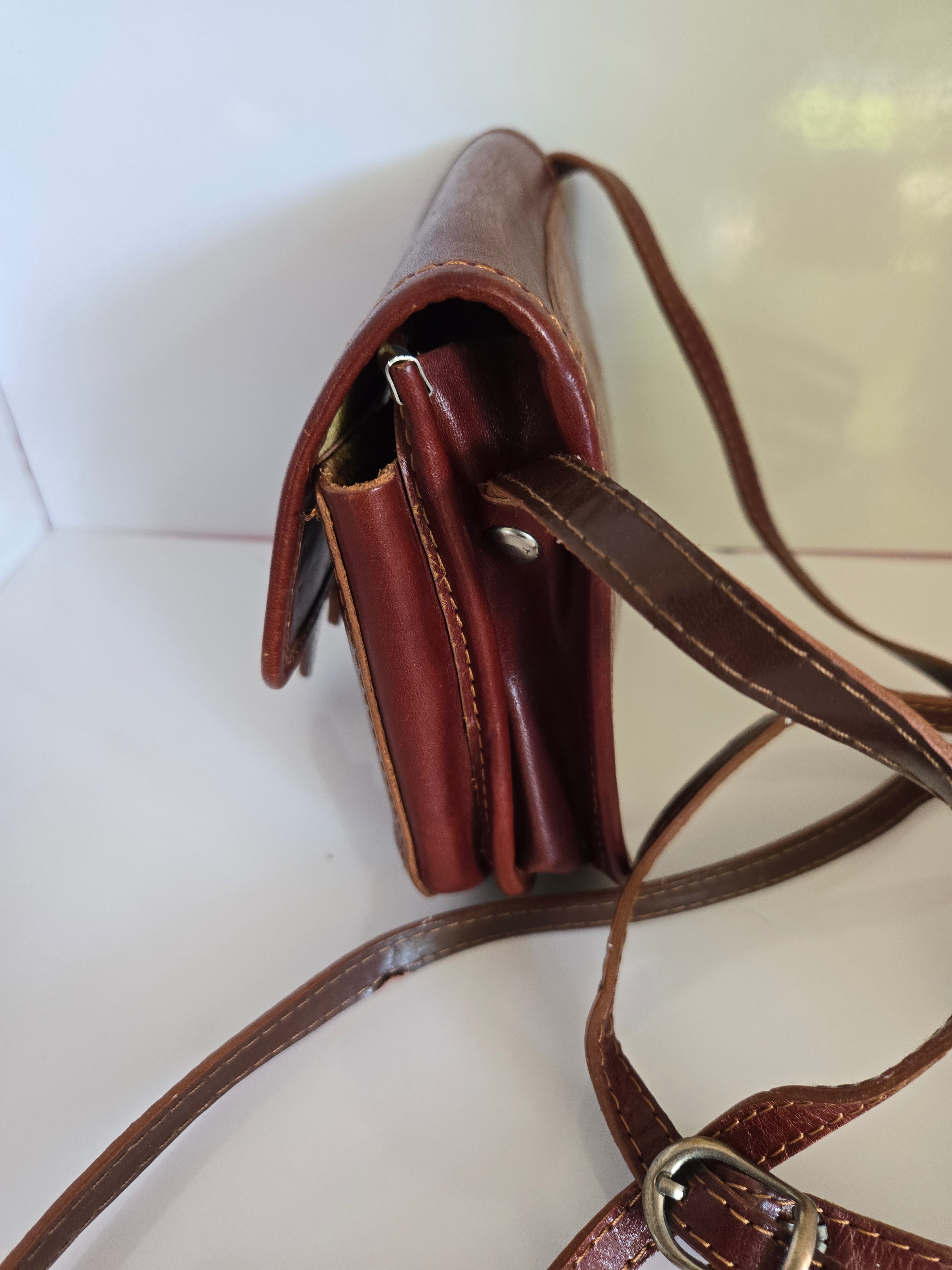 Made in Italy Leather Shoulder/Crossbody Bag