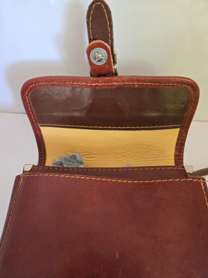 Made in Italy Leather Shoulder/Crossbody Bag