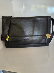 Foley + Corinna Black Leather Shoulder/Crossbody Bag