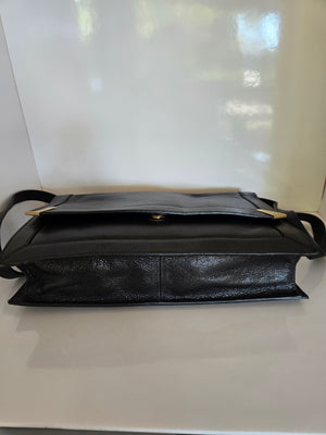 Foley + Corinna Black Leather Shoulder/Crossbody Bag