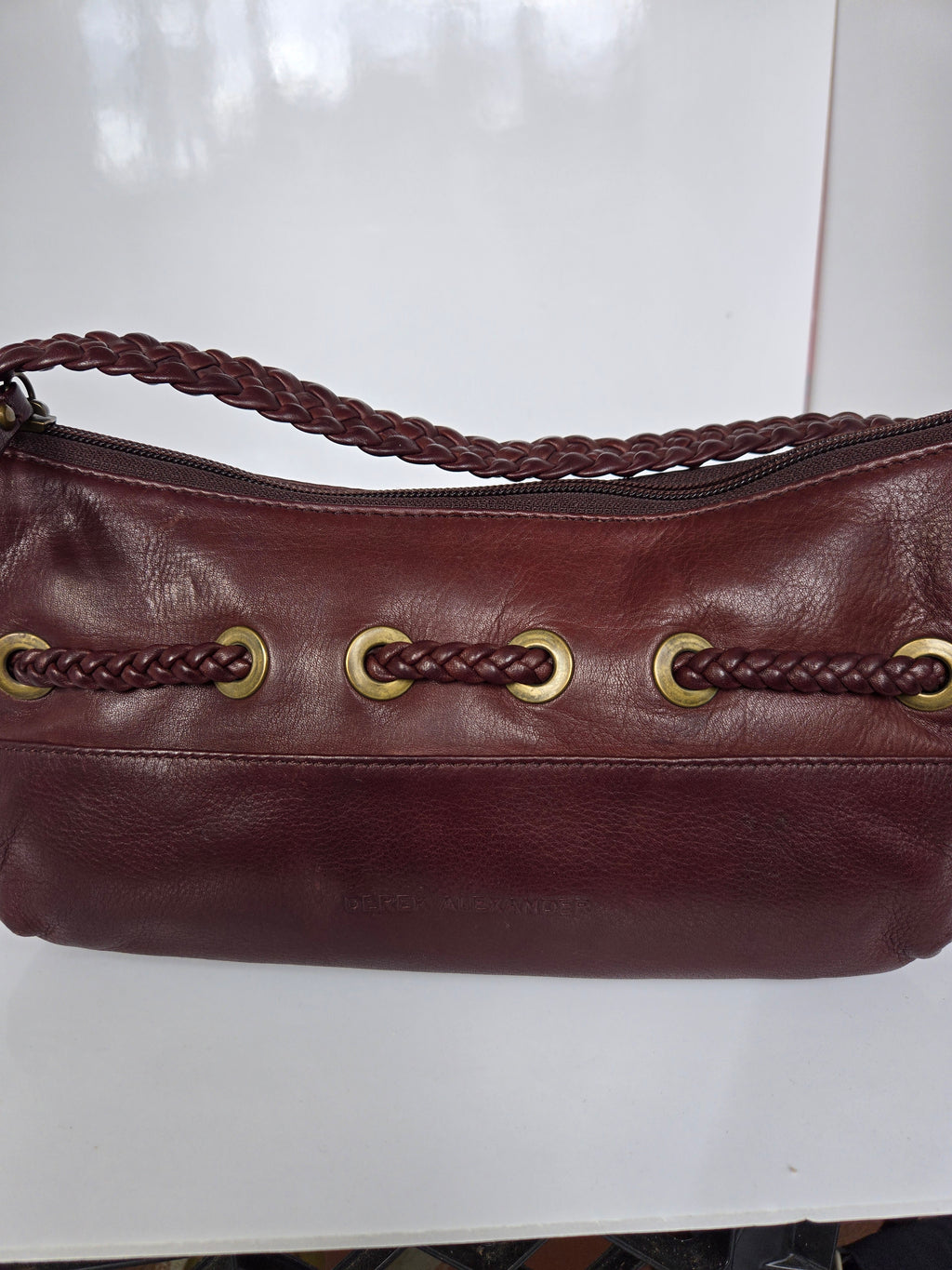 Brown Derek Alexander Short Shoulder Bag