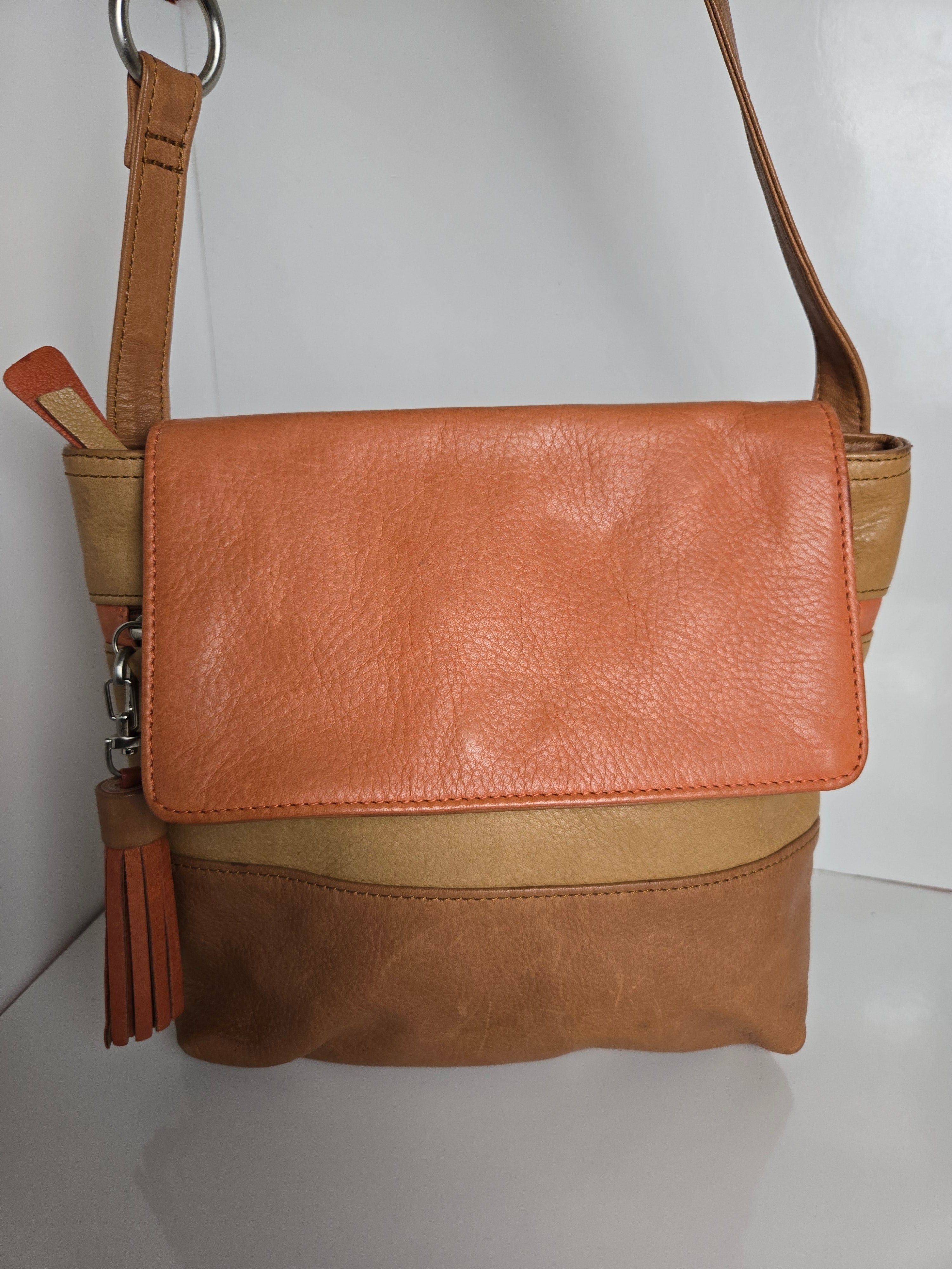 Osgoode and Marley Multi Colored Leather Shoulder/Crossbody Bag