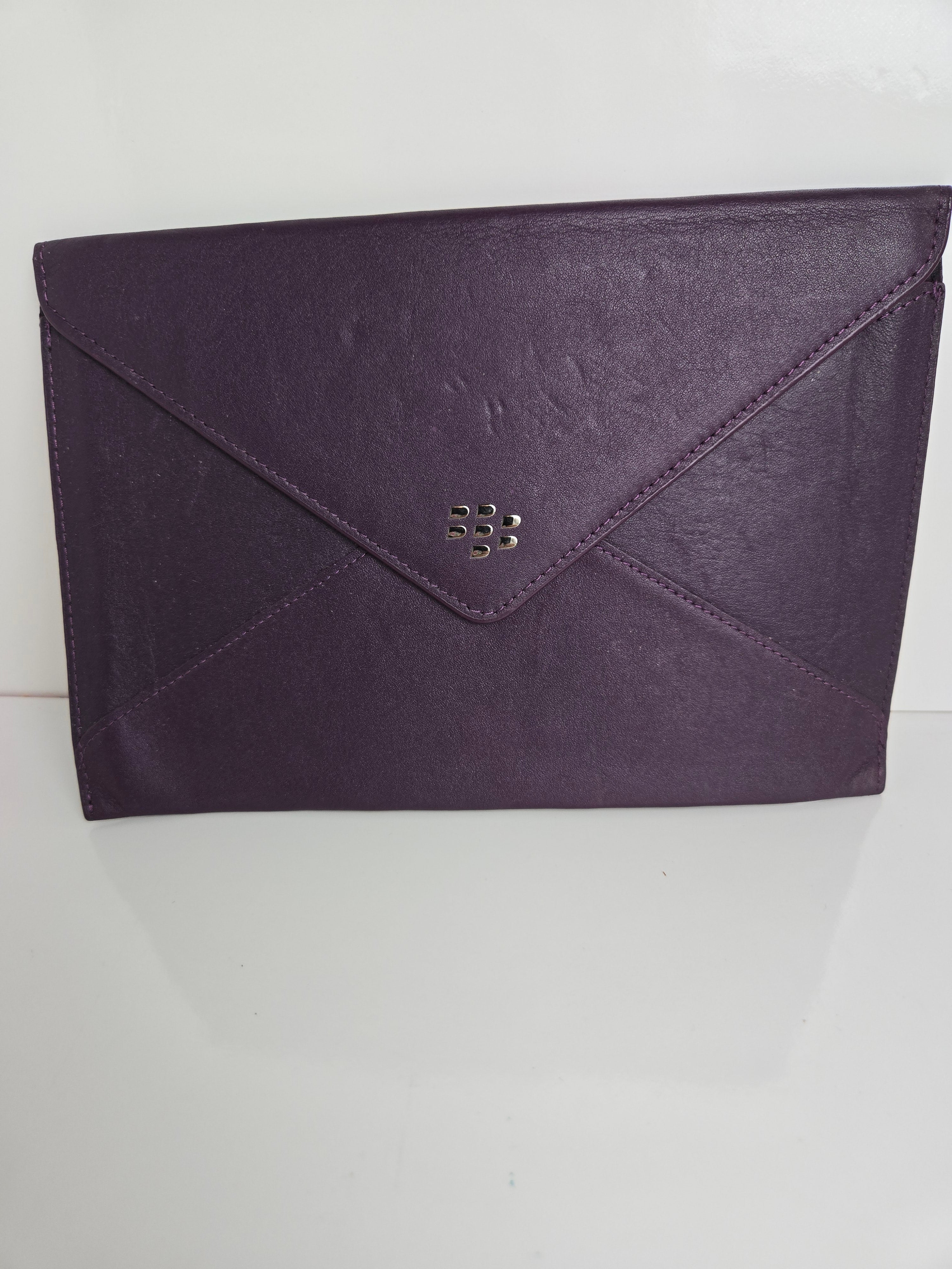 Blackberry Purple Leather Media Case