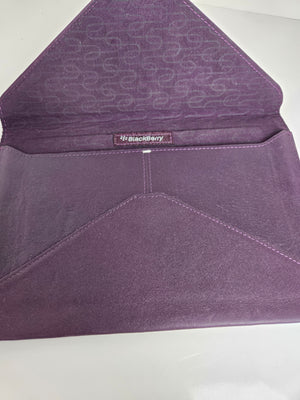 Blackberry Purple Leather Media Case