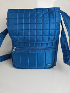 Lug Blue Nylon Shoulder/Crossbody Bag