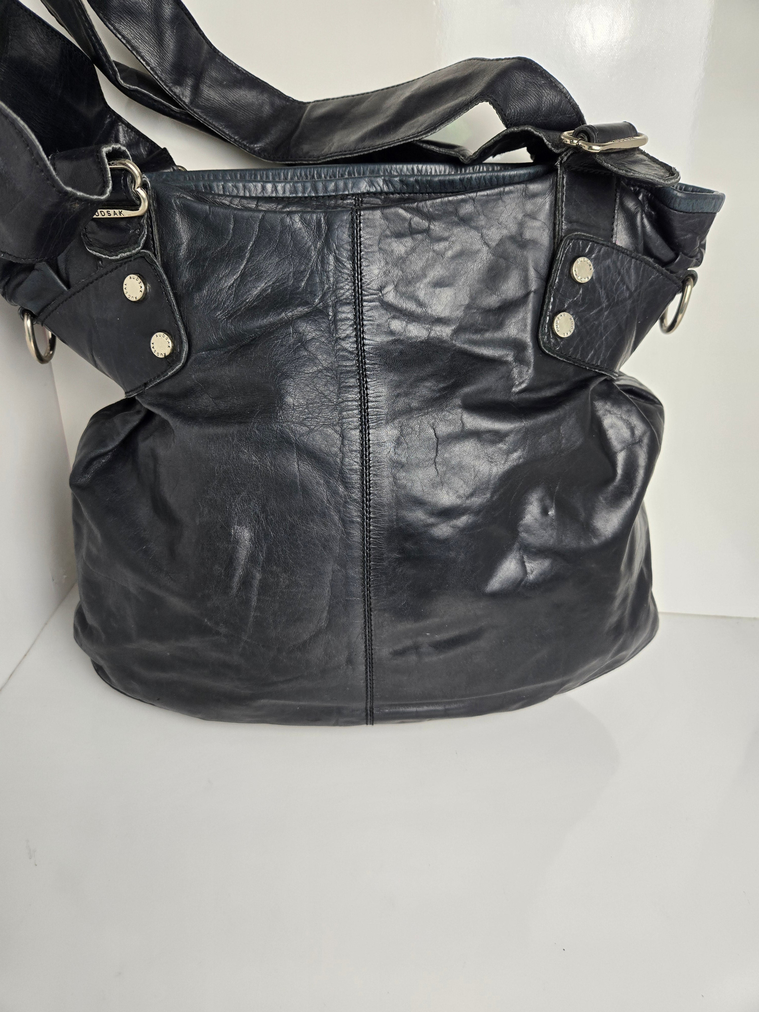 Rudsak Black Leather Shoulder/Crossbody Bag