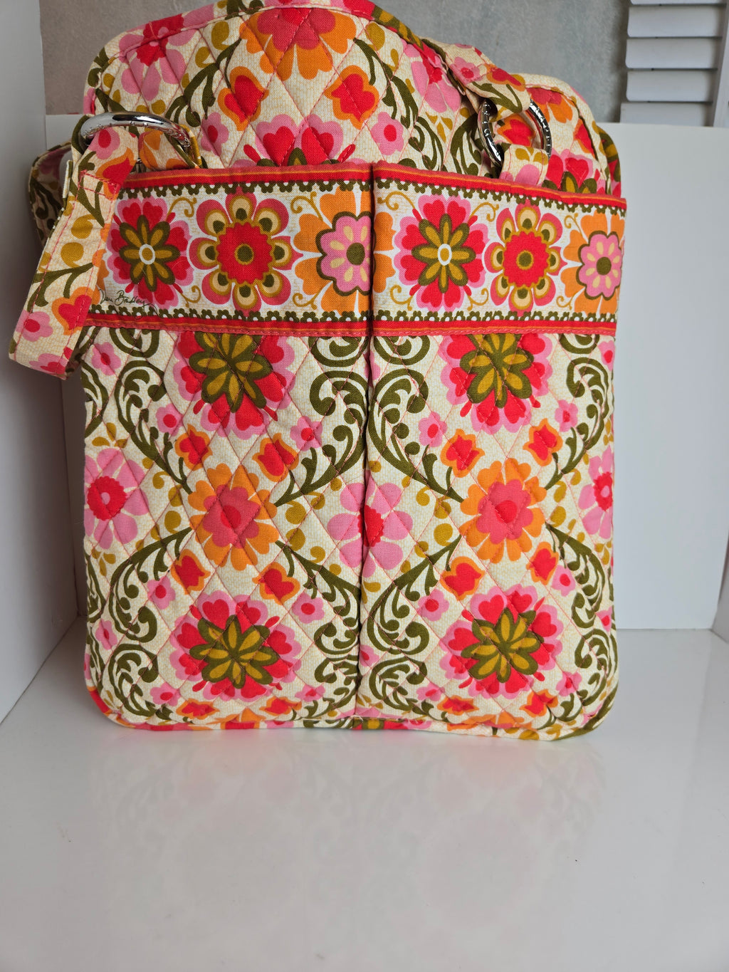 Vera Bradley Quilted Shoulder Tote.