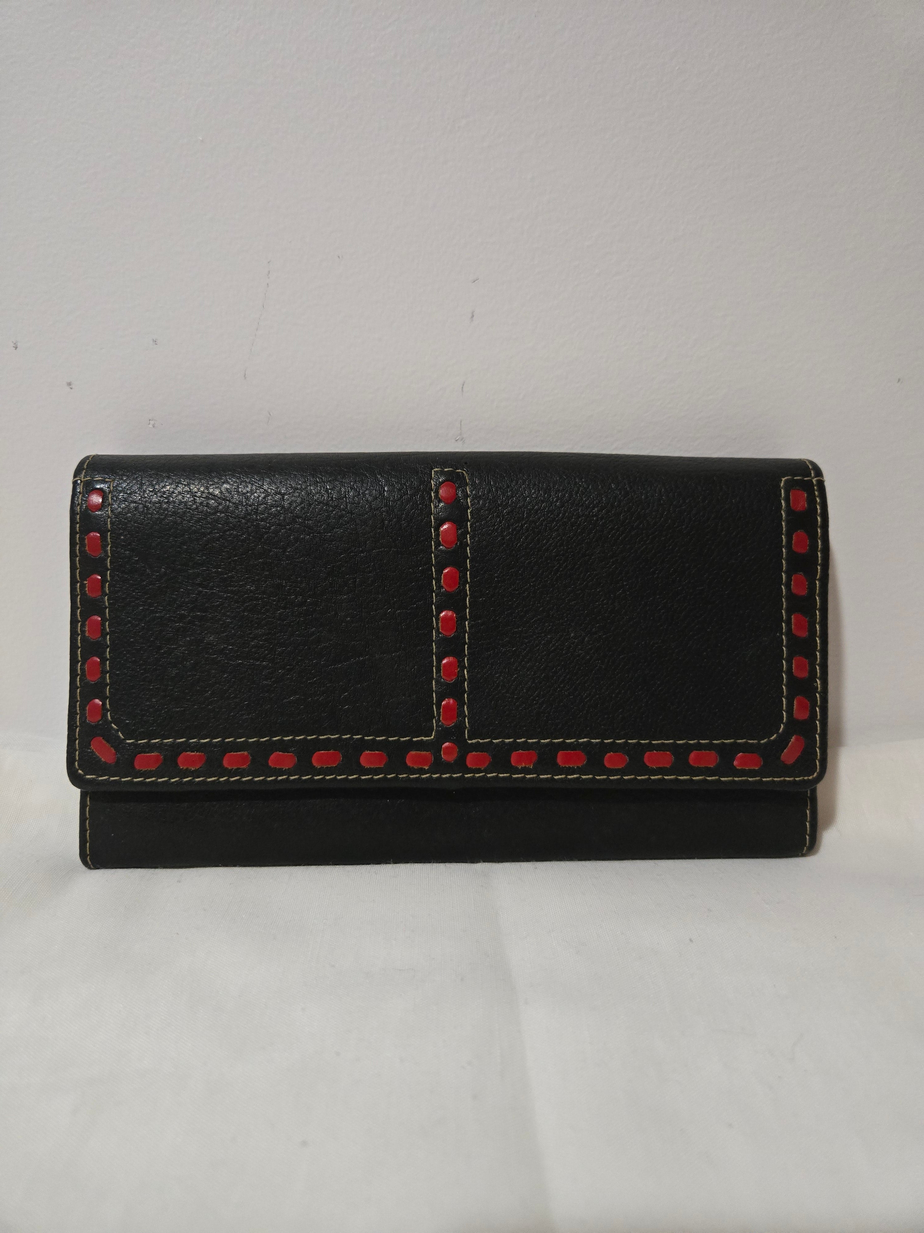 Black Leather Unbranded Wallet