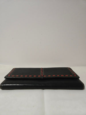 Black Leather Unbranded Wallet