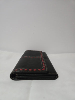 Black Leather Unbranded Wallet