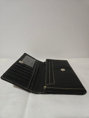 Black Leather Unbranded Wallet