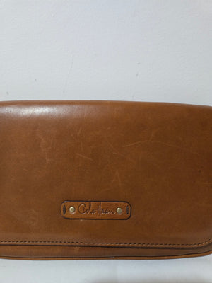 Cole Haan Tan Leather Wristlet