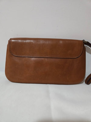 Cole Haan Tan Leather Wristlet