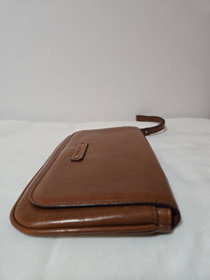 Cole Haan Tan Leather Wristlet