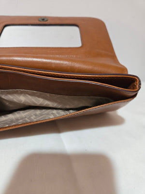 Cole Haan Tan Leather Wristlet