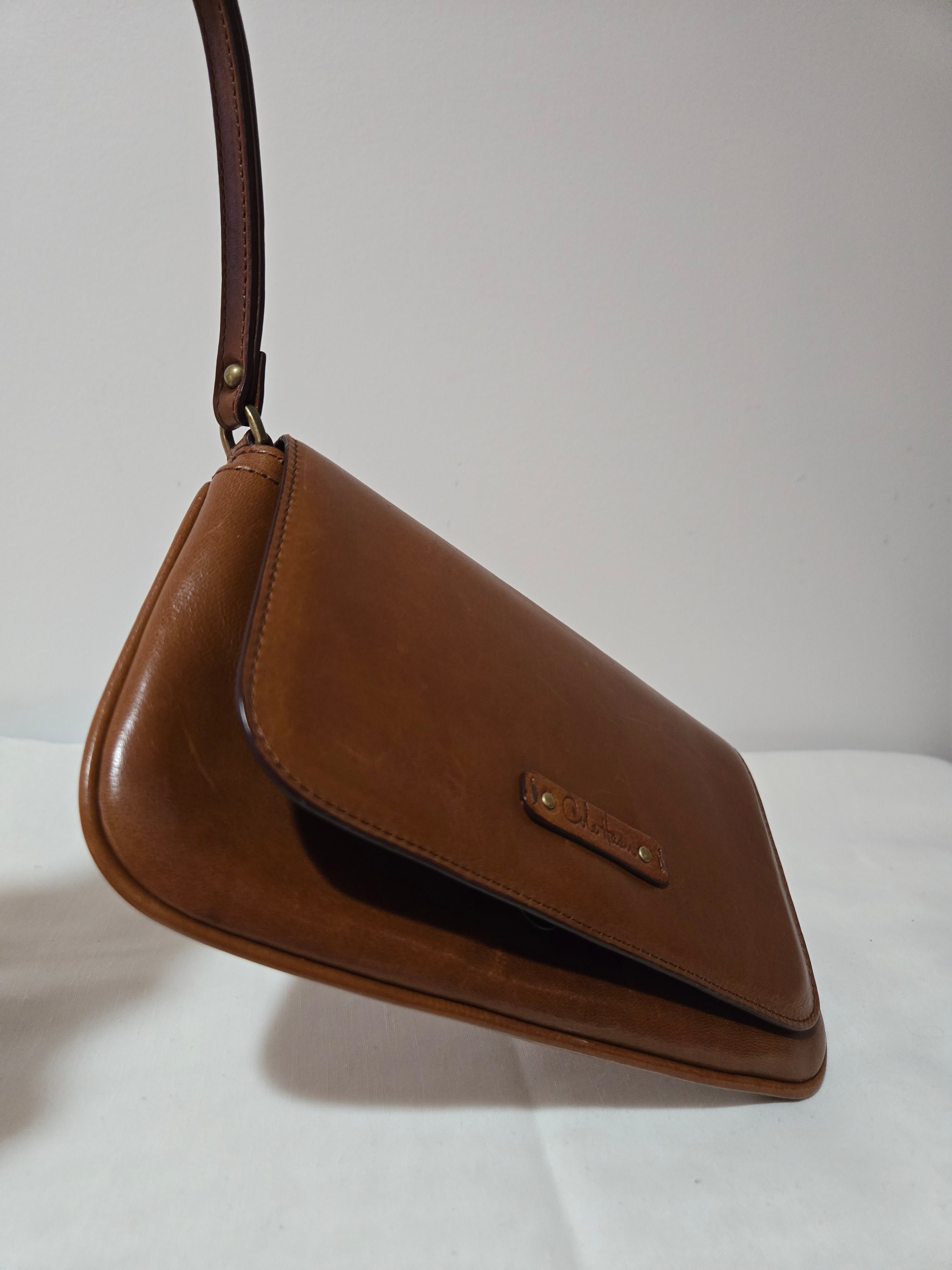 Cole Haan Tan Leather Wristlet