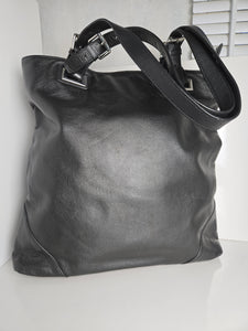 Black Leather Tote