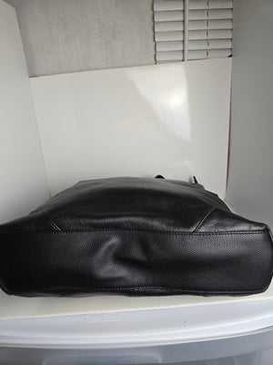 Black Leather Tote