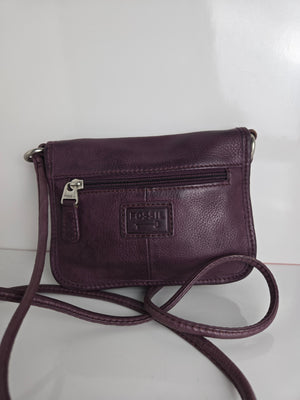 Fossil Leather Crossbody Bag