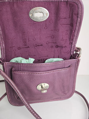 Fossil Leather Crossbody Bag
