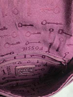 Fossil Leather Crossbody Bag