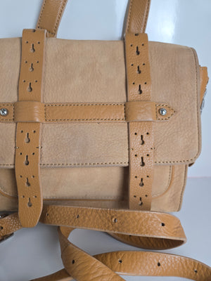 Aimee Kestenberg Nubuck and Leather Top Handle/Shoulder/Crossbody Bag