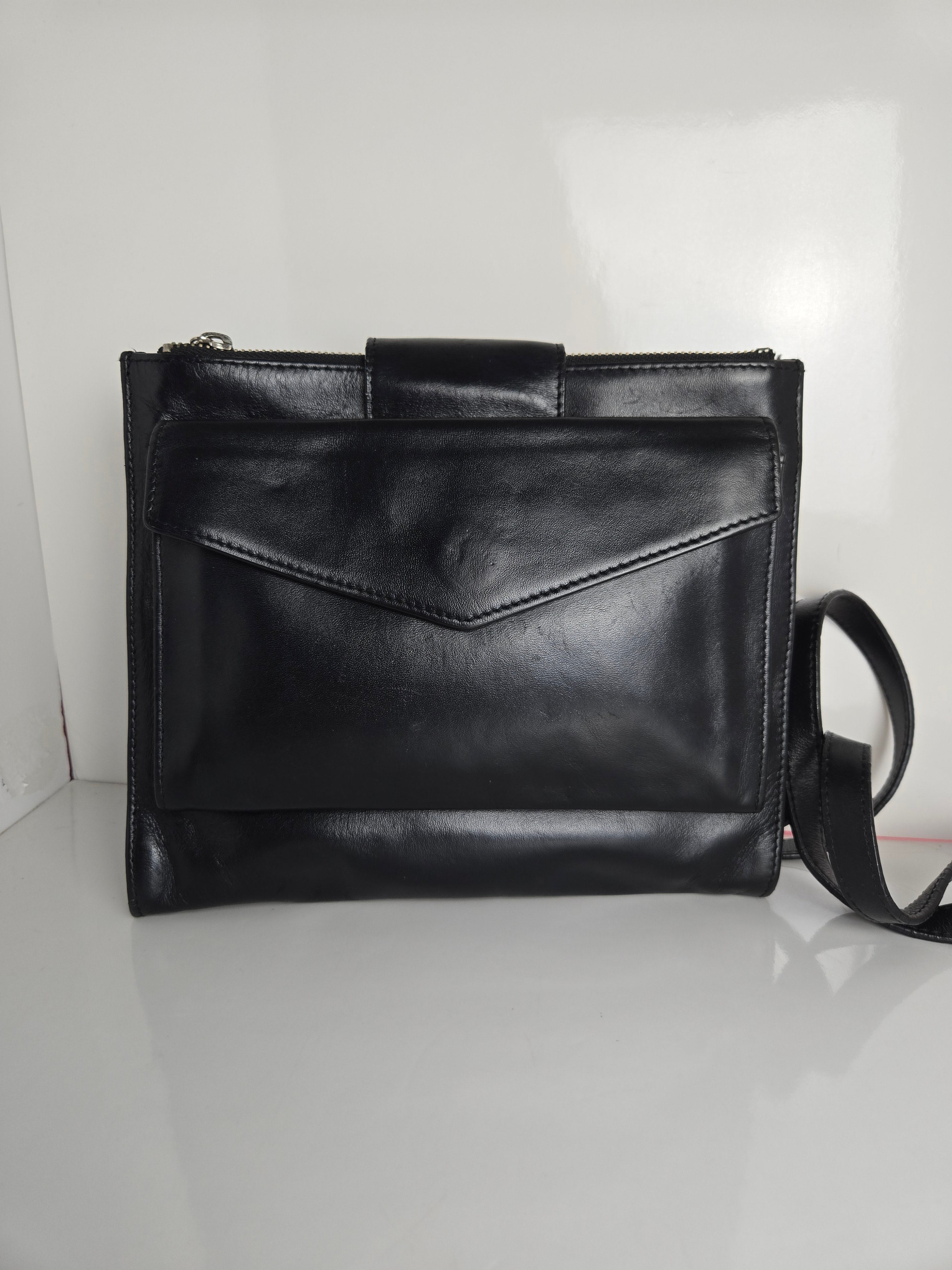 ★MCLANEE★ Dani cross bag danie Dani Leather Crossbody Bag - Khaki Green
