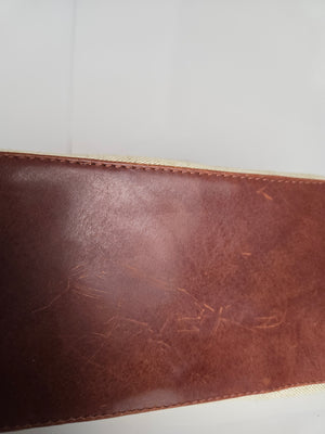 Derek Alexander Fabric and Leather Shoulder Bag