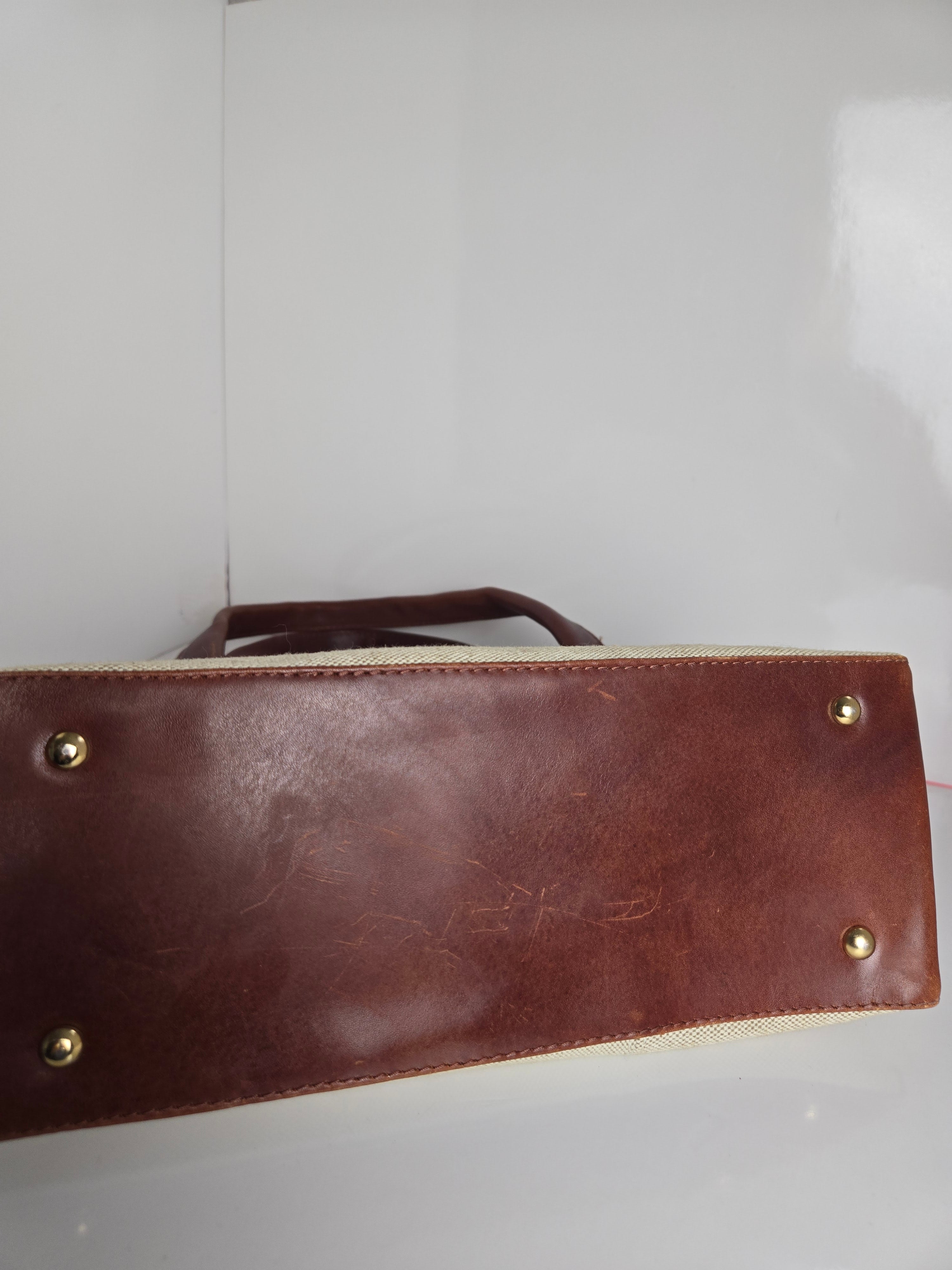 Derek Alexander Fabric and Leather Shoulder Bag