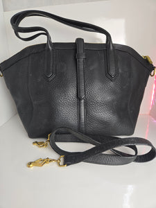J.Crew Black Leather Shoulder Bag